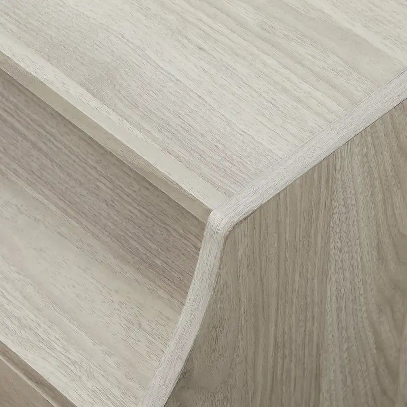 Comodino moderno a 2 cassetti con doppie porte di ricarica USB e gambe in metallo