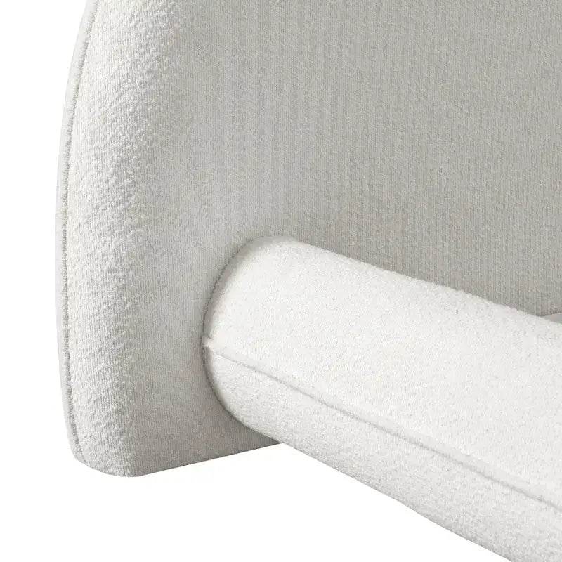 Christopher Knight Home Williams Telaio Letto Imbottito in Bouclé – Capacità 227 kg, Queen o King, Nessuna Rete a Molle Necessaria