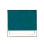 Poltrona d'Appoggio in Velluto Mid-Century con Struttura Color Oro Rosa – Set da 2, Capacità 136 kg, Completamente Assemblata