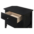 Comodino Primo a 2 Cassetti – Finitura Giallo Vivo, Antigraffio, Nessun Montaggio Richiesto, 61 cm H