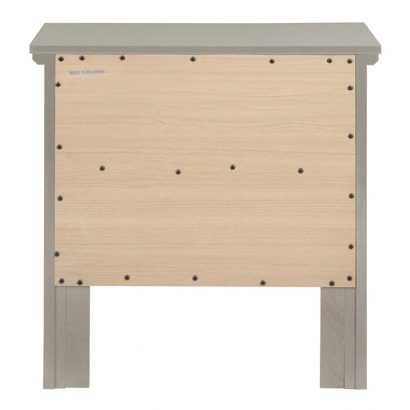 Comodino Primo a 2 Cassetti – Finitura Giallo Vivo, Antigraffio, Nessun Montaggio Richiesto, 61 cm H