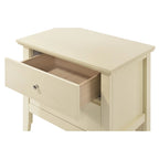 Comodino Primo a 2 Cassetti – Finitura Giallo Vivo, Antigraffio, Nessun Montaggio Richiesto, 61 cm H