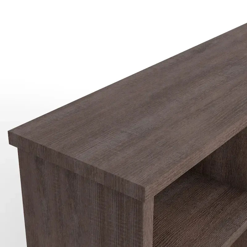 Testata libreria a 6 scomparti in stile transizionale per letti singoli e matrimoniali – Finitura noce o rovere bianco