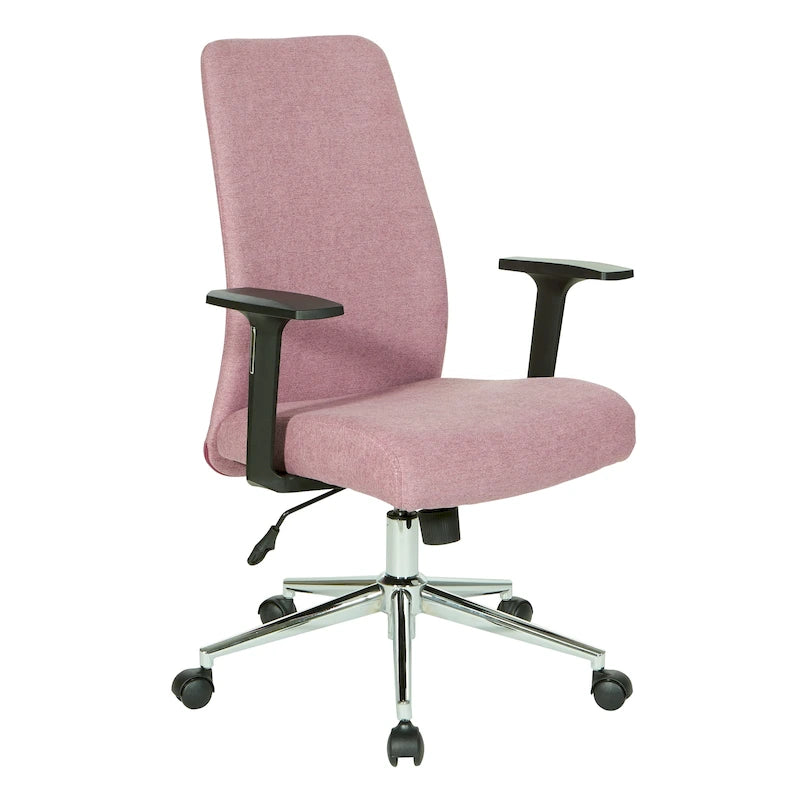 Sedia da ufficio Evanston High-Back – Supporto lombare integrato, inclinazione bloccabile, base cromata, rotelle per carichi pesanti