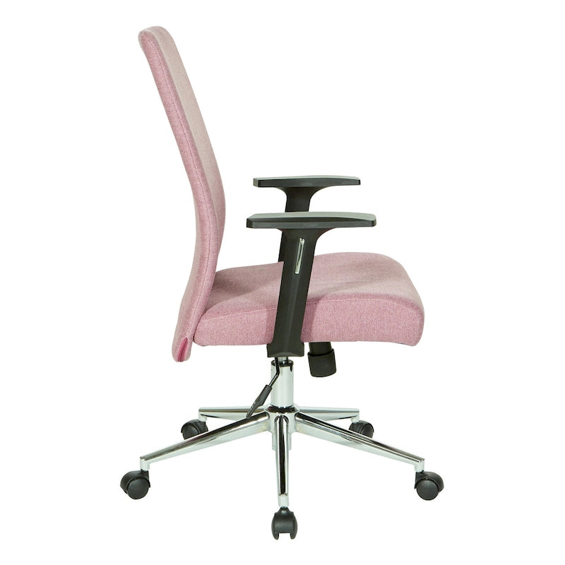 Sedia da ufficio Evanston High-Back – Supporto lombare integrato, inclinazione bloccabile, base cromata, rotelle per carichi pesanti