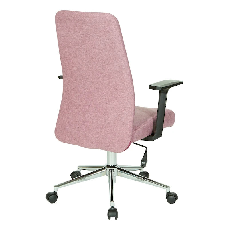 Sedia da ufficio Evanston High-Back – Supporto lombare integrato, inclinazione bloccabile, base cromata, rotelle per carichi pesanti