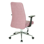 Sedia da ufficio Evanston High-Back – Supporto lombare integrato, inclinazione bloccabile, base cromata, rotelle per carichi pesanti