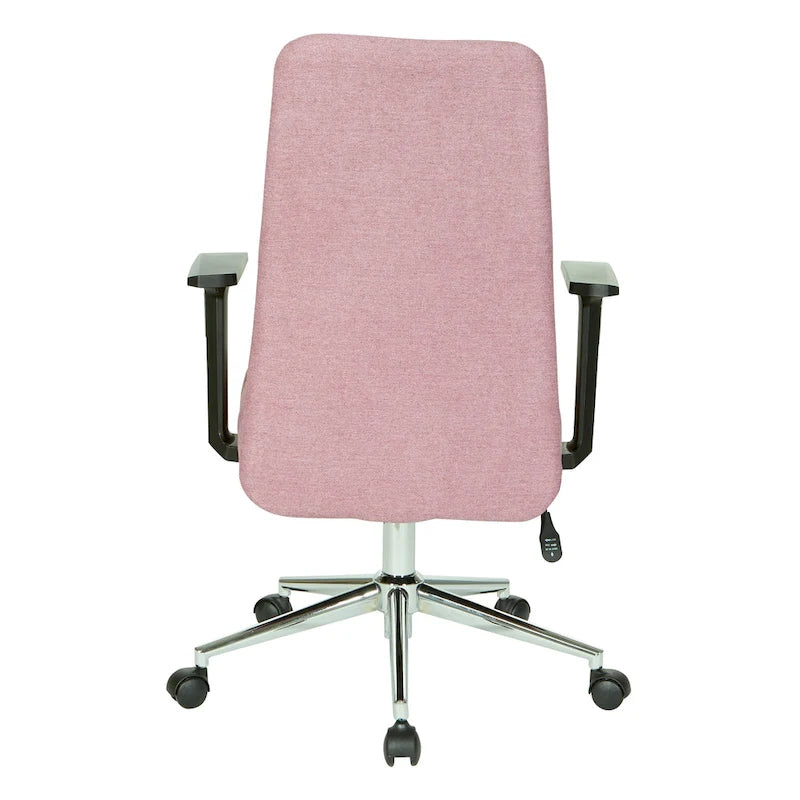 Sedia da ufficio Evanston High-Back – Supporto lombare integrato, inclinazione bloccabile, base cromata, rotelle per carichi pesanti