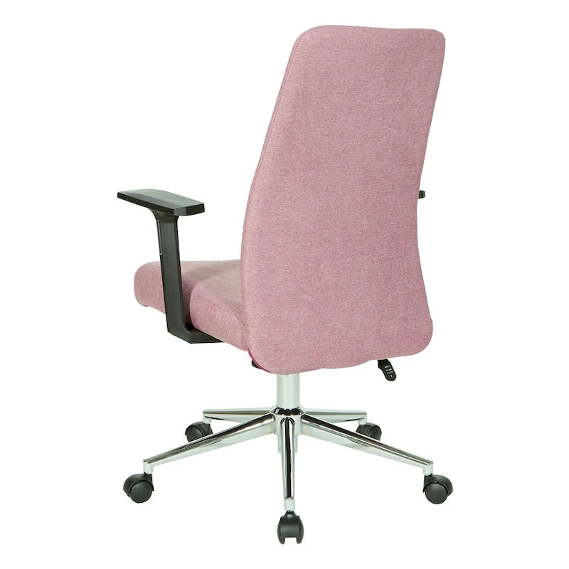 Sedia da ufficio Evanston High-Back – Supporto lombare integrato, inclinazione bloccabile, base cromata, rotelle per carichi pesanti