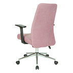 Sedia da ufficio Evanston High-Back – Supporto lombare integrato, inclinazione bloccabile, base cromata, rotelle per carichi pesanti