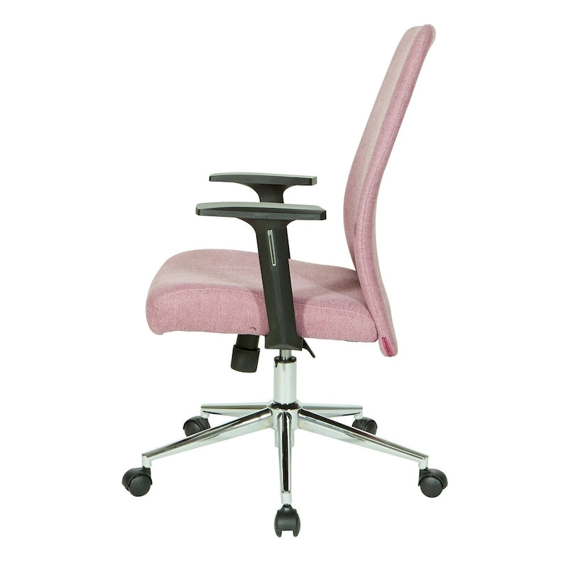Sedia da ufficio Evanston High-Back – Supporto lombare integrato, inclinazione bloccabile, base cromata, rotelle per carichi pesanti