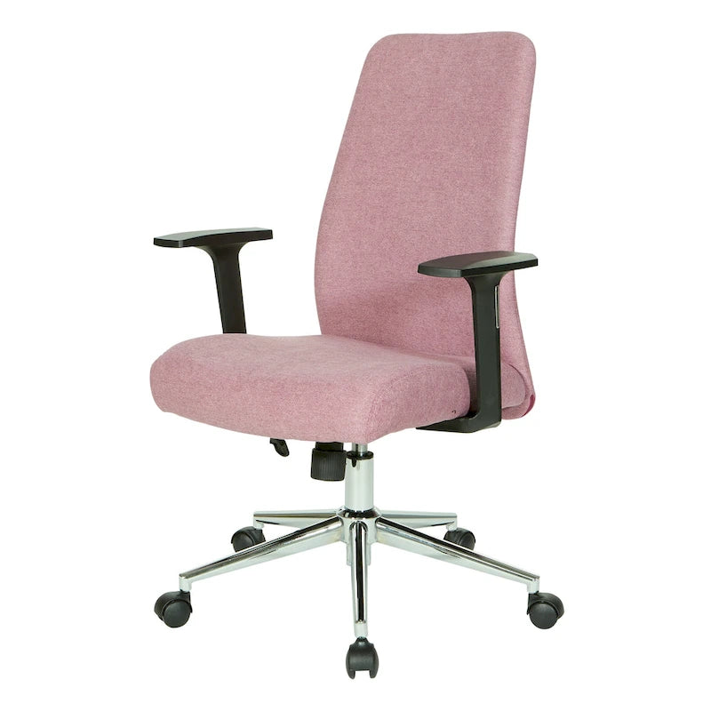 Sedia da ufficio Evanston High-Back – Supporto lombare integrato, inclinazione bloccabile, base cromata, rotelle per carichi pesanti