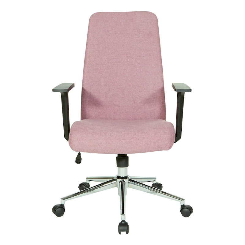 Sedia da ufficio Evanston High-Back – Supporto lombare integrato, inclinazione bloccabile, base cromata, rotelle per carichi pesanti