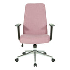 Sedia da ufficio Evanston High-Back – Supporto lombare integrato, inclinazione bloccabile, base cromata, rotelle per carichi pesanti