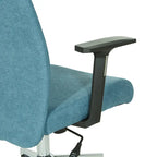 Sedia da ufficio Evanston High-Back – Supporto lombare integrato, inclinazione bloccabile, base cromata, rotelle per carichi pesanti
