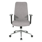 Sedia da ufficio Evanston High-Back – Supporto lombare integrato, inclinazione bloccabile, base cromata, rotelle per carichi pesanti