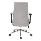 Sedia da ufficio Evanston High-Back – Supporto lombare integrato, inclinazione bloccabile, base cromata, rotelle per carichi pesanti