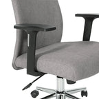 Sedia da ufficio Evanston High-Back – Supporto lombare integrato, inclinazione bloccabile, base cromata, rotelle per carichi pesanti