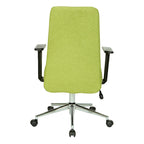 Sedia da ufficio Evanston High-Back – Supporto lombare integrato, inclinazione bloccabile, base cromata, rotelle per carichi pesanti