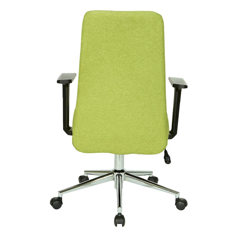 Sedia da ufficio Evanston High-Back – Supporto lombare integrato, inclinazione bloccabile, base cromata, rotelle per carichi pesanti