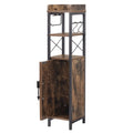 Colonna bagno alta con portarotolo integrato – 3 ripiani aperti, armadietto chiuso, 80 cm di altezza, 4 colori