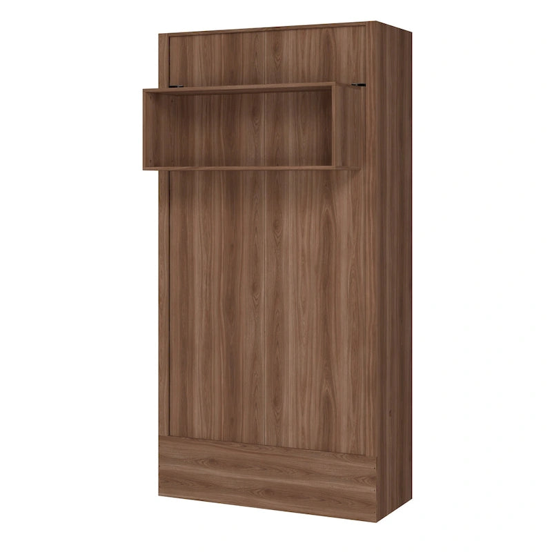 Letto a scomparsa matrimoniale Oakland Living Easy Lift con mensola espositiva – Sistema a doppio pistone, capacità 450 kg, 5 colori
