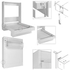Letto a scomparsa matrimoniale Oakland Living Easy Lift con mensola espositiva – Sistema a doppio pistone, capacità 450 kg, 5 colori