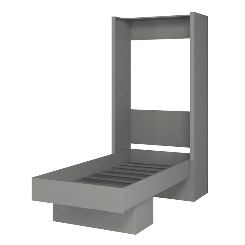 Letto a scomparsa matrimoniale Oakland Living Easy Lift con mensola espositiva – Sistema a doppio pistone, capacità 450 kg, 5 colori