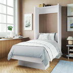 Letto a scomparsa matrimoniale Oakland Living Easy Lift con mensola espositiva – Sistema a doppio pistone, capacità 450 kg, 5 colori