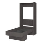 Letto a scomparsa matrimoniale Oakland Living Easy Lift con mensola espositiva – Sistema a doppio pistone, capacità 450 kg, 5 colori