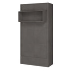 Letto a scomparsa matrimoniale Oakland Living Easy Lift con mensola espositiva – Sistema a doppio pistone, capacità 450 kg, 5 colori