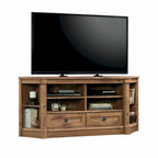 Mobile angolare porta TV e Credenza multimediale Palladia – Adatto a TV fino a 60", finitura Rovere Ghiaccio