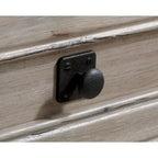 Mobile angolare porta TV e Credenza multimediale Palladia – Adatto a TV fino a 60", finitura Rovere Ghiaccio
