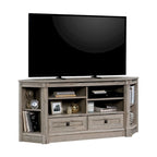 Mobile angolare porta TV e Credenza multimediale Palladia – Adatto a TV fino a 60", finitura Rovere Ghiaccio
