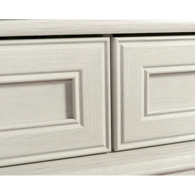 Mobile angolare porta TV e Credenza multimediale Palladia – Adatto a TV fino a 60", finitura Rovere Ghiaccio
